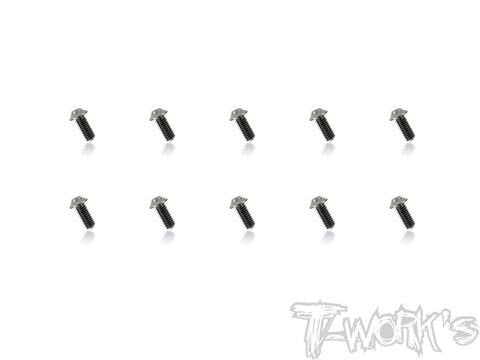 TSS-2606U 2.6mm x 6mm 64 Titanium Hex. Socket UFO Head Screw 10pcs.
