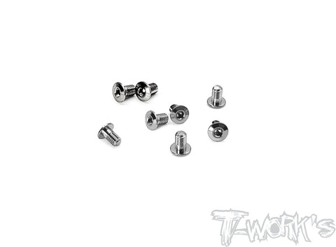 TSS-305LP 3mm x 5mm Hex. Socket Head Low Profile Half Thread Screws(8pcs.)