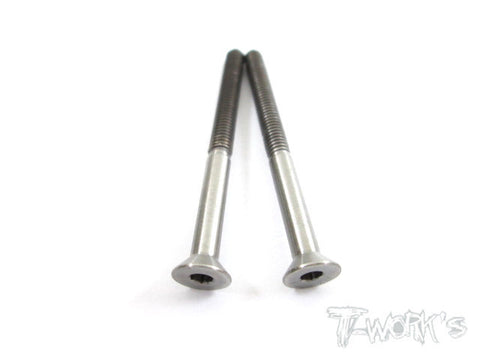 TSS-332C 3mm x 32mm 64 Titanium Hex. Countersink Screw 2pcs.