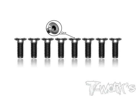 TSS-410LP 4mm x 10mm Hex. Socket Head Low Profile Half Thread Screws(8pcs.)