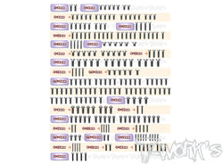 TSSU-SRX8GT'23  64 Titanium Screw set ( UFO Head ) 248pcs.( For Serpent SRX8 GT 2023 )