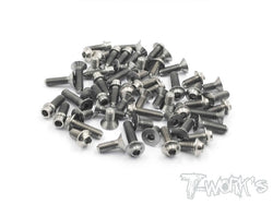 TSSU-X12-17 64 Titanium Screw set ( UFO Head ) ( For Xray X12 2017 )