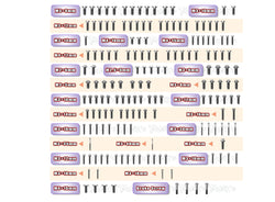 TSSU-XB8'23	64 Titanium Screw set ( UFO Head ) 168pcs.( For Xray XB8'23 )