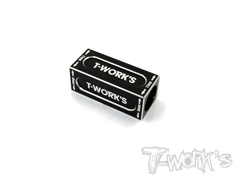 TT-074BK 16/17mm Anti Tweak Block ( For Xray T4 2020) Black