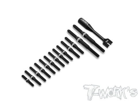 ABB-A11   Alum.7075-T6 Black Coating Turnbuckle Sett ( For ARC A11 )