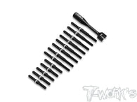 ABB-X26    Alum.7075-T6 Black Coating Turnbuckle Set  ( For Serpent X26)