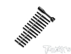 ABB-X26    Alum.7075-T6 Black Coating Turnbuckle Set  ( For Serpent X26)
