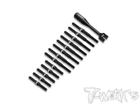 ABB-X26    Alum.7075-T6 Black Coating Turnbuckle Set  ( For Serpent X26)