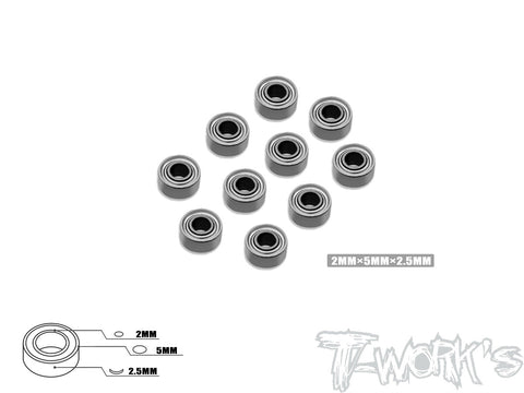 BB-2525-10    Precision Ball Bearing 2x5x2.5mm ( 10pcs. )