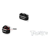 EA-046-A4    Alum. Wire Guide 2 Hole 4mm （4 Colors）