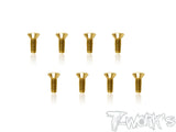 GSS-C    Gold Plated M2 Hex. Countersink Screws