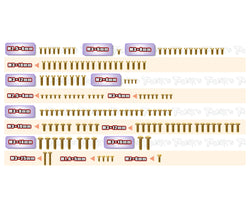GSS-22X-4 2.0 AC   Gold Plated Steel Screw Set 144pcs.  ( For TLR 22X-4 2.0 AC )