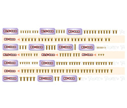 GSS-A11-2/2.25  Gold Plated Steel Screw Set 152pcs.  ( For ARC A11 2mm  Alum.-Spec Car &2.25mm Graphite-Spec Car）