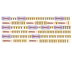 GSSU-GR-NITRO	  Gold Plated Steel UFO Screw Set 138pcs. ( For Gimar raptor nitro )