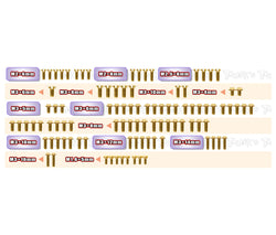 GSSU-Mi10-S   Gold Plated Steel UFO Screw Set 98pcs.   ( For Schumacher Mi10 Steel-Spec Car )