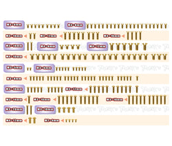 GSSU-GTXE'27	Gold Plated Steel UFO Screw Set 176pcs. ( For Xray GTXE 2027  )