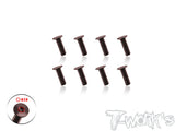 SS-12DC   120 Degree CNC Machined Steel Countersunk Screw Set (8pcs.)