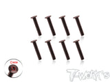 SS-12DC   120 Degree CNC Machined Steel Countersunk Screw Set (8pcs.)