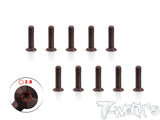 SS-S12     Countersink Screw 10pcs. ( For Serpent 1.2mm Metal Chassis )