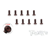 SS-S12     Countersink Screw 10pcs. ( For Serpent 1.2mm Metal Chassis )