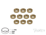 TA-001 Anodized Alum M3 Countersunk Washers (10 pcs)
