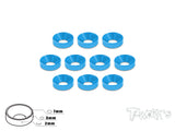 TA-001 Anodized Alum M3 Countersunk Washers (10 pcs)