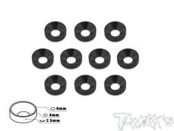 TA-002 Anodized Alum M4 Countersunk Washers (10 pcs)