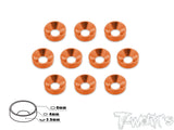 TA-002 Anodized Alum M4 Countersunk Washers (10 pcs)