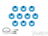 TA-002 Anodized Alum M4 Countersunk Washers (10 pcs)