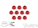 TA-003 Anodized Aluminum M3 Hex. Socket Cap Washer (10 pcs)