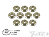 TA-004 Anodized Alum M3 Buttom Head Screw Washers (10 pcs)