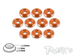 TA-004 Anodized Alum M3 Buttom Head Screw Washers (10 pcs)