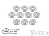 TA-004 Anodized Alum M3 Buttom Head Screw Washers (10 pcs)