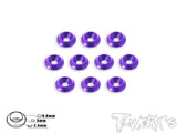 TA-005 Anodized Alum M3 Countersunk Large Diameter Washers (10 pcs)
