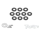 TA-007 Aluminum 3mm Bore Washer 0.75mm 10pcs.