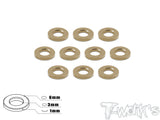 TA-008 Aluminum 3mm Bore Washer 1.0mm 10 pcs.