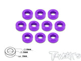 TA-009 Aluminum 3mm Bore Washer 2.0mm 10pcs.