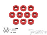 TA-009 Aluminum 3mm Bore Washer 2.0mm 10pcs.