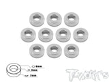 TA-009 Aluminum 3mm Bore Washer 2.0mm 10pcs.