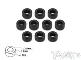 TA-011 Aluminum 3mm Bore Washer 5.0mm 10pcs.