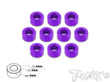 TA-011 Aluminum 3mm Bore Washer 5.0mm 10pcs.