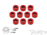 TA-011 Aluminum 3mm Bore Washer 5.0mm 10pcs.