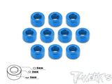TA-011 Aluminum 3mm Bore Washer 5.0mm 10pcs.