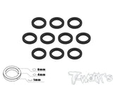 TA-015 Aluminum 4mm Bore Washer 1.0mm 10pcs.