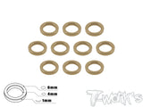 TA-015 Aluminum 4mm Bore Washer 1.0mm 10pcs.