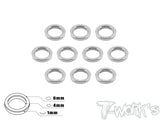 TA-015 Aluminum 4mm Bore Washer 1.0mm 10pcs.
