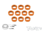 TA-016 Aluminum 4mm Bore Washer 2.0mm 10pcs.