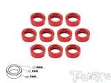 TA-016 Aluminum 4mm Bore Washer 2.0mm 10pcs.