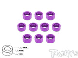 TA-017 Aluminum 4mm Bore Washer 3.0mm 10pcs.