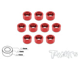 TA-017 Aluminum 4mm Bore Washer 3.0mm 10pcs.